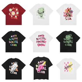 ASSC Anti Social Club bunte Grafik T-Shirt-1758  