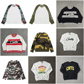 Corteiz Brief Druck verschiedene casual Sweatshirt-4489  