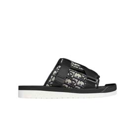 Dior Alpha Schräge Pantoffeln Schwarz-2333  